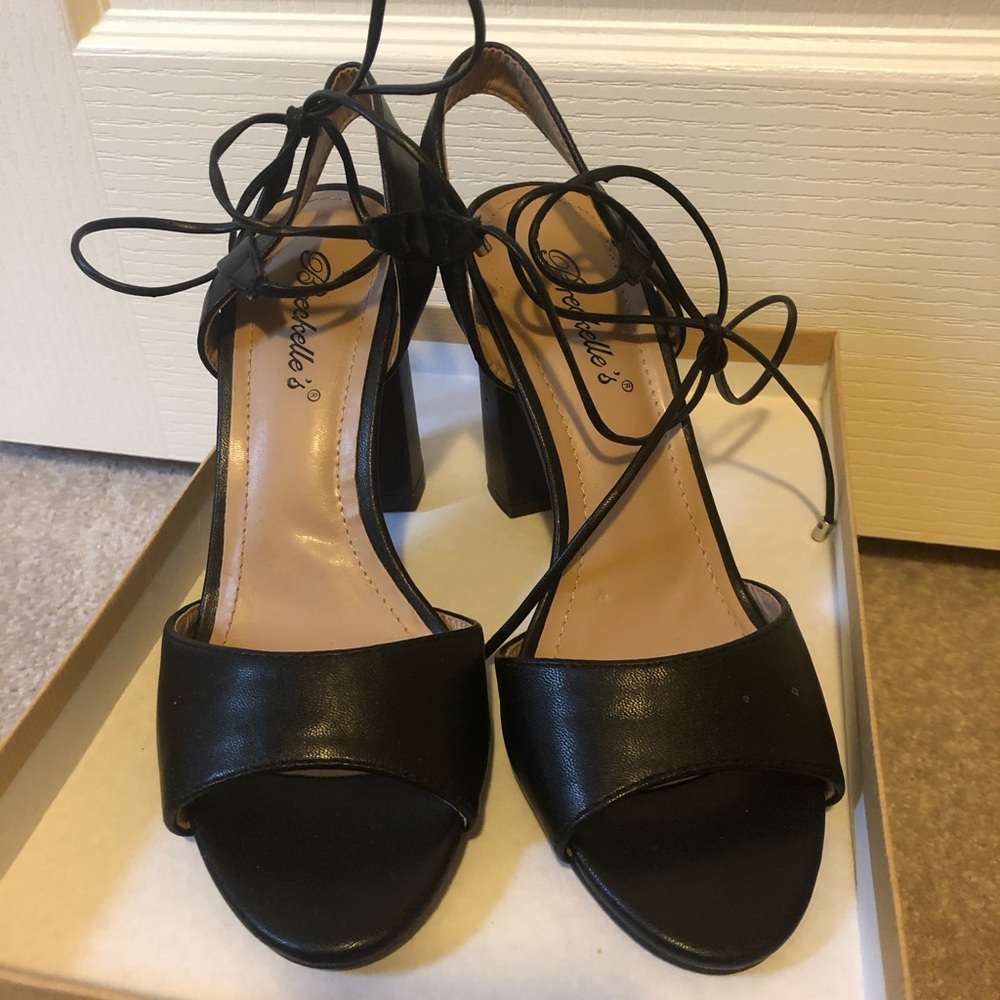 Breckelles block sandals